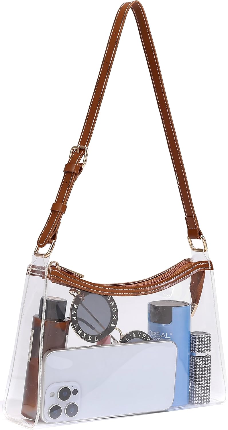 Clear Stadium Shoulder Bag for Events
