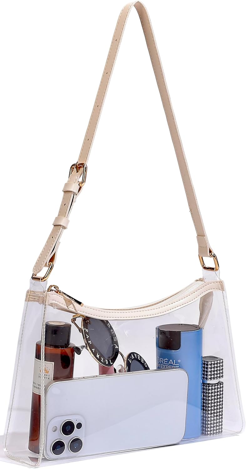 Clear Stadium Shoulder Bag for Events