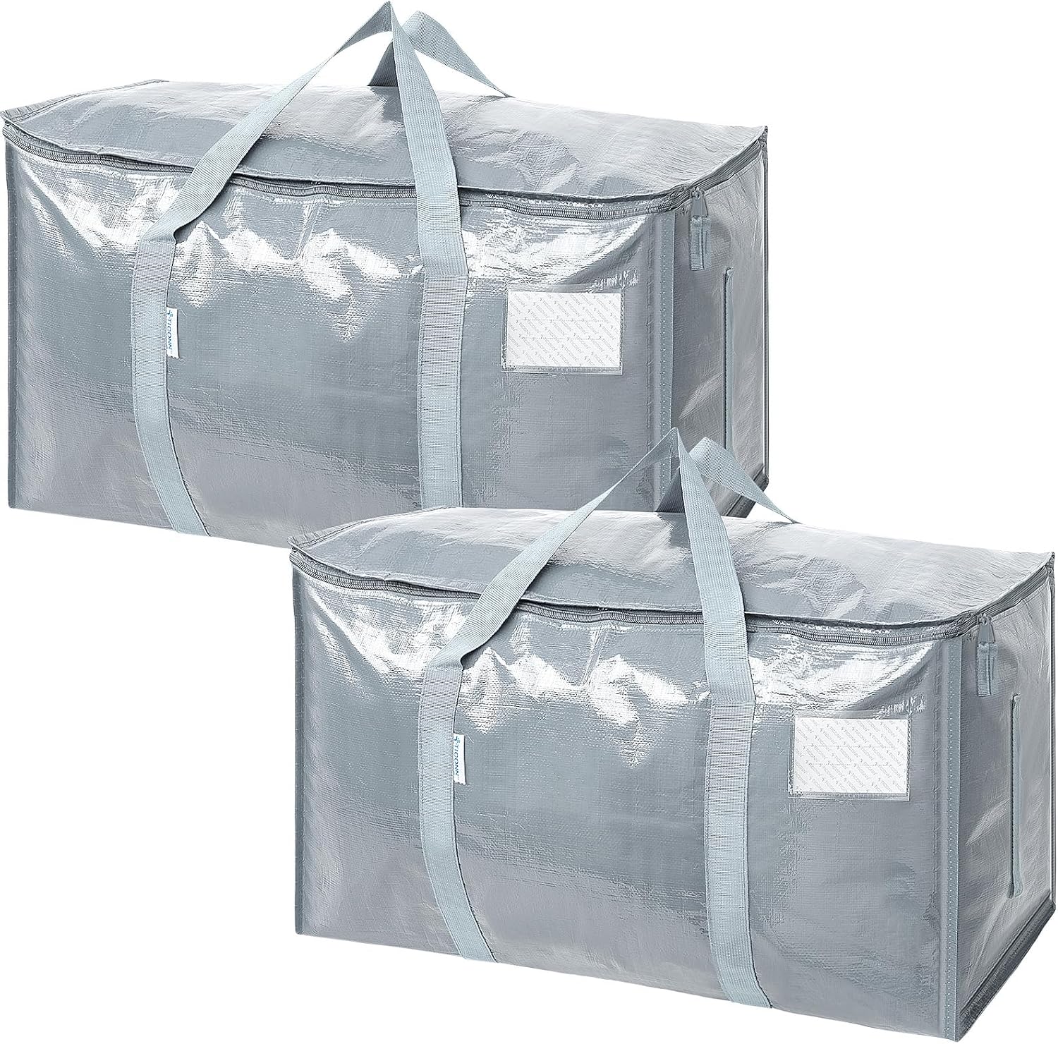 Extra-Large Heavy-Duty Moving and Storage Bags, 6 Pack
