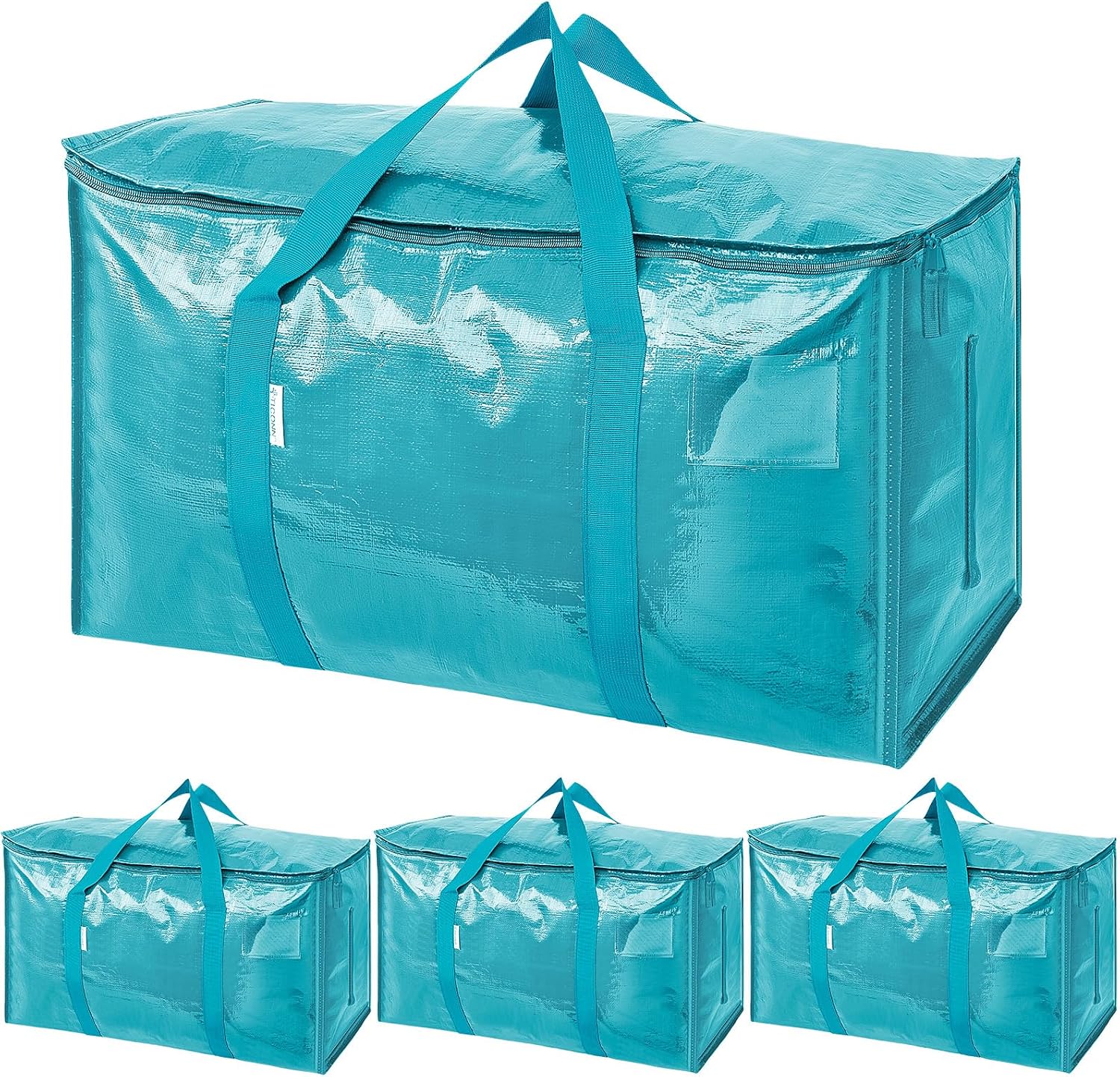 Extra-Large Heavy-Duty Moving and Storage Bags, 6 Pack
