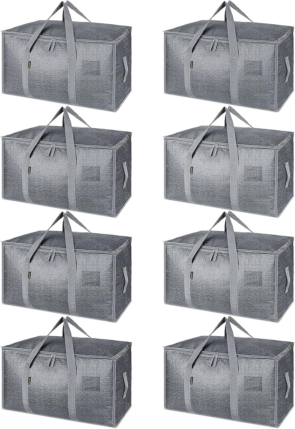 Oversized Moving Bags with Reinforced Handles, 8 Pack