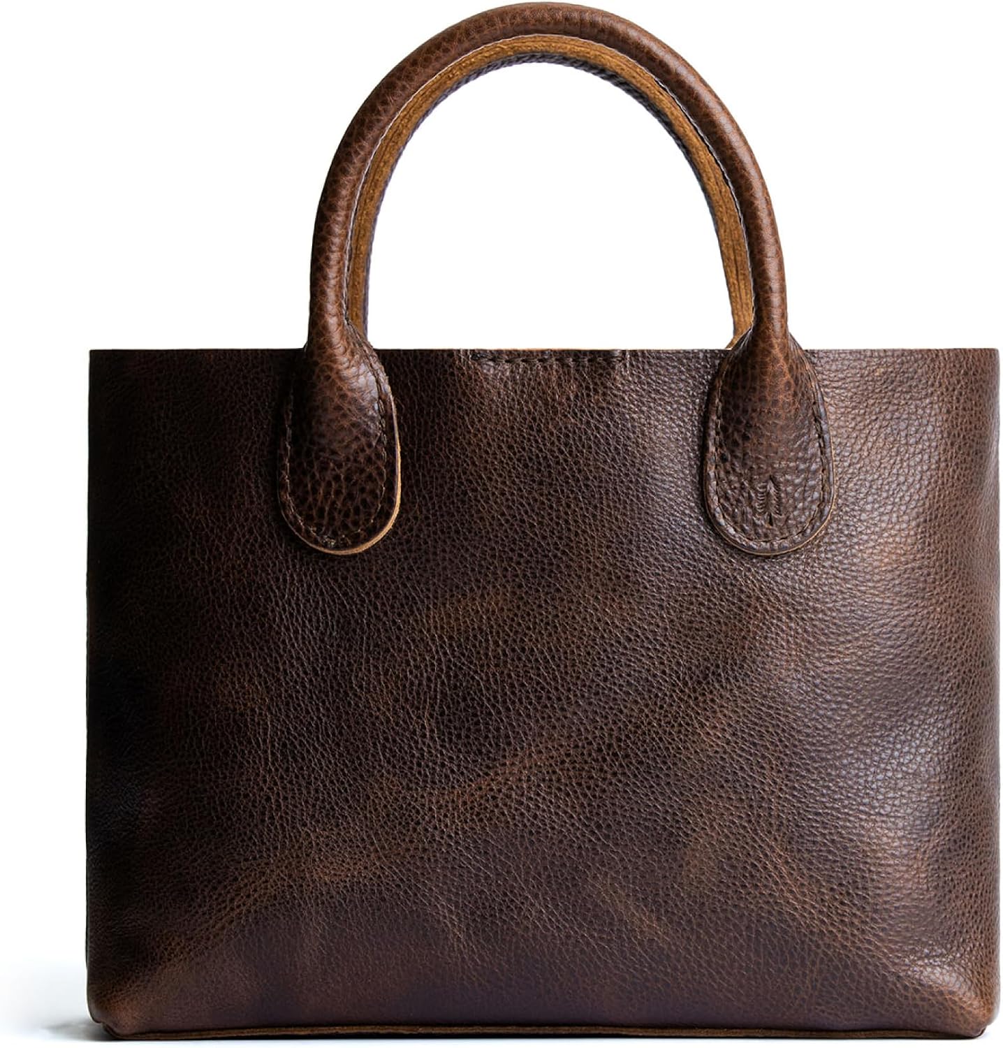 Raindrop Leather Crossbody Bag with Top Handles