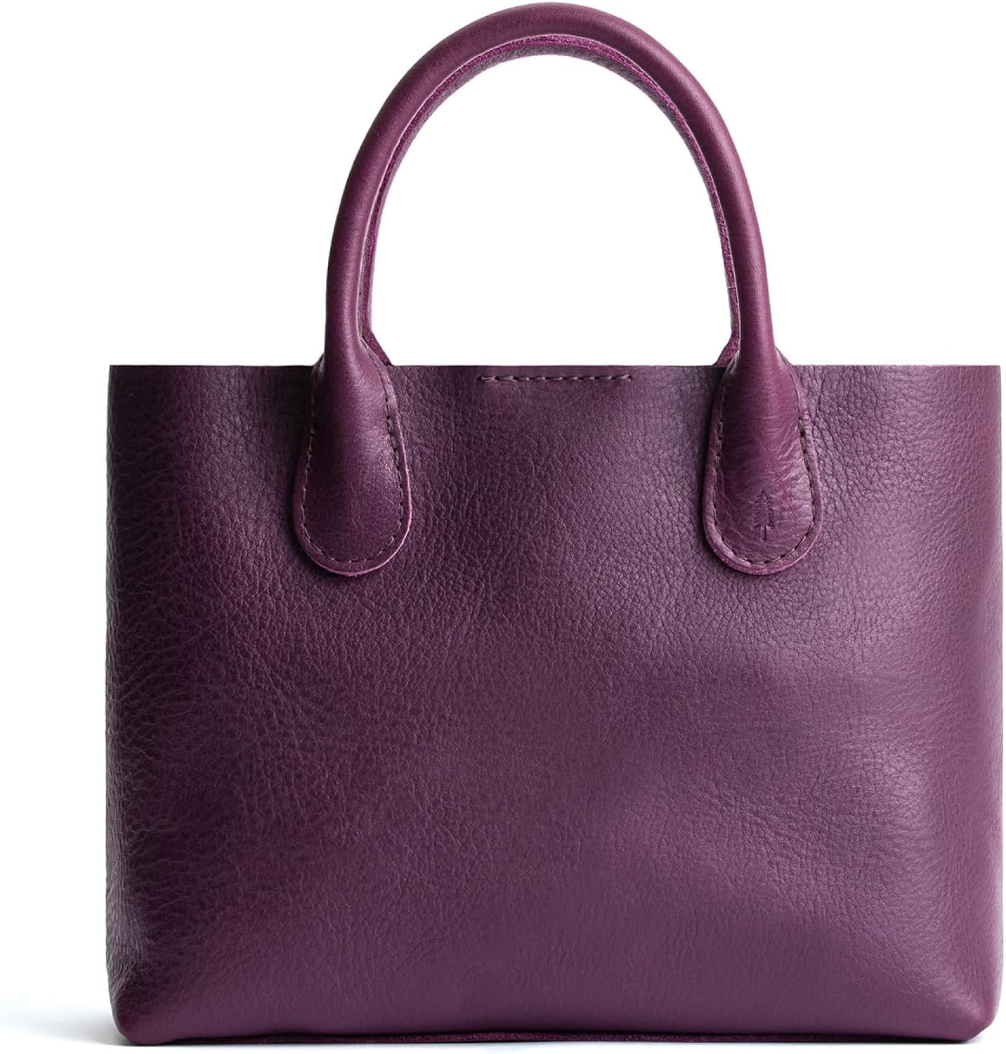 Raindrop Leather Crossbody Bag with Top Handles