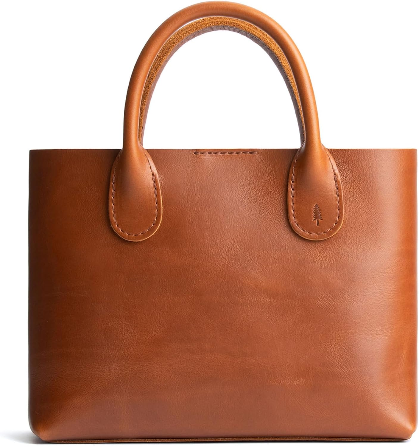 Raindrop Leather Crossbody Bag with Top Handles