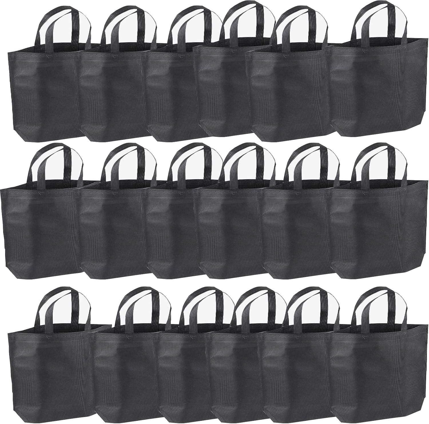 Reusable Grocery Totes in Baby Blue, 36 Pack