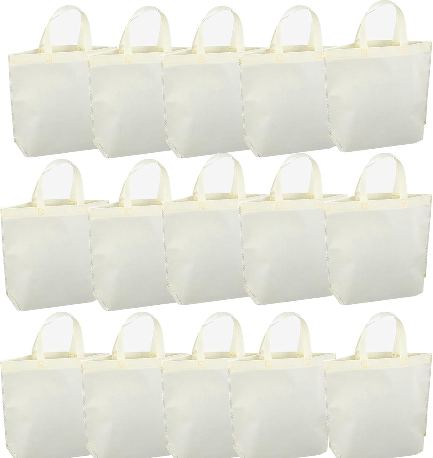 Reusable Grocery Totes in Baby Blue, 36 Pack